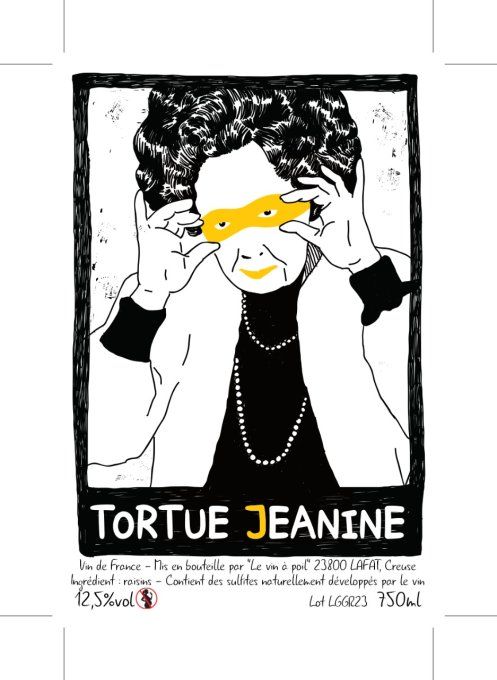 Tortue Jeanine 23 -Rouge